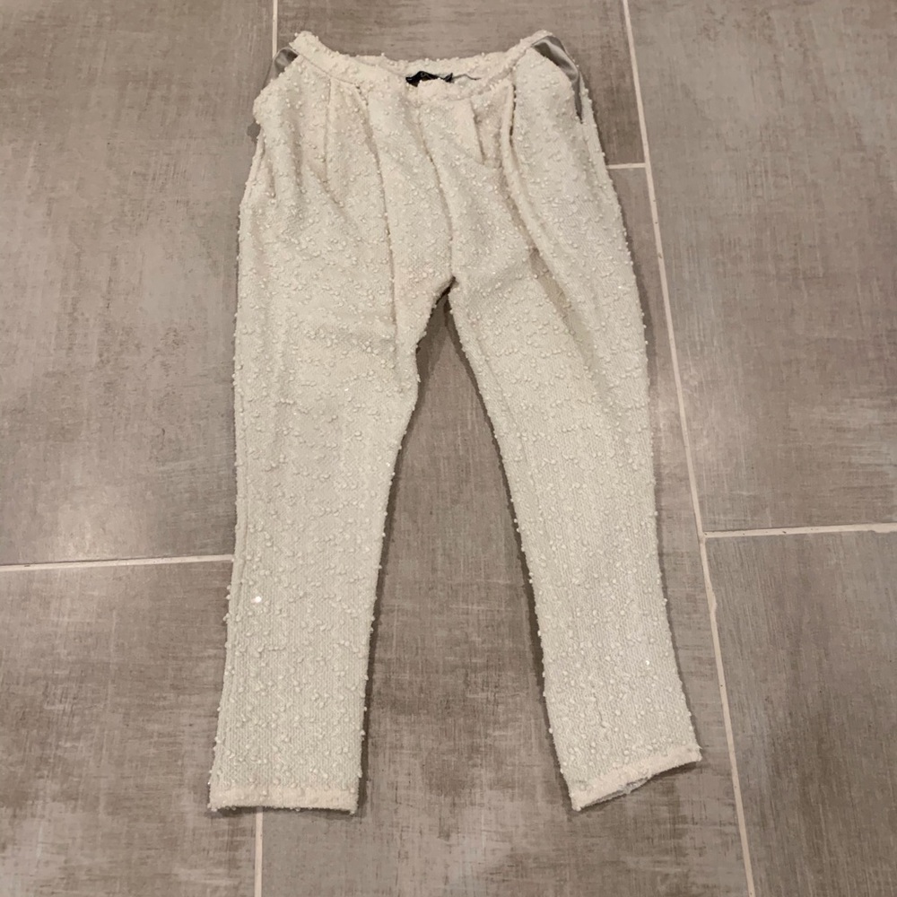 Perfect for New Years Eve! French boucle pants